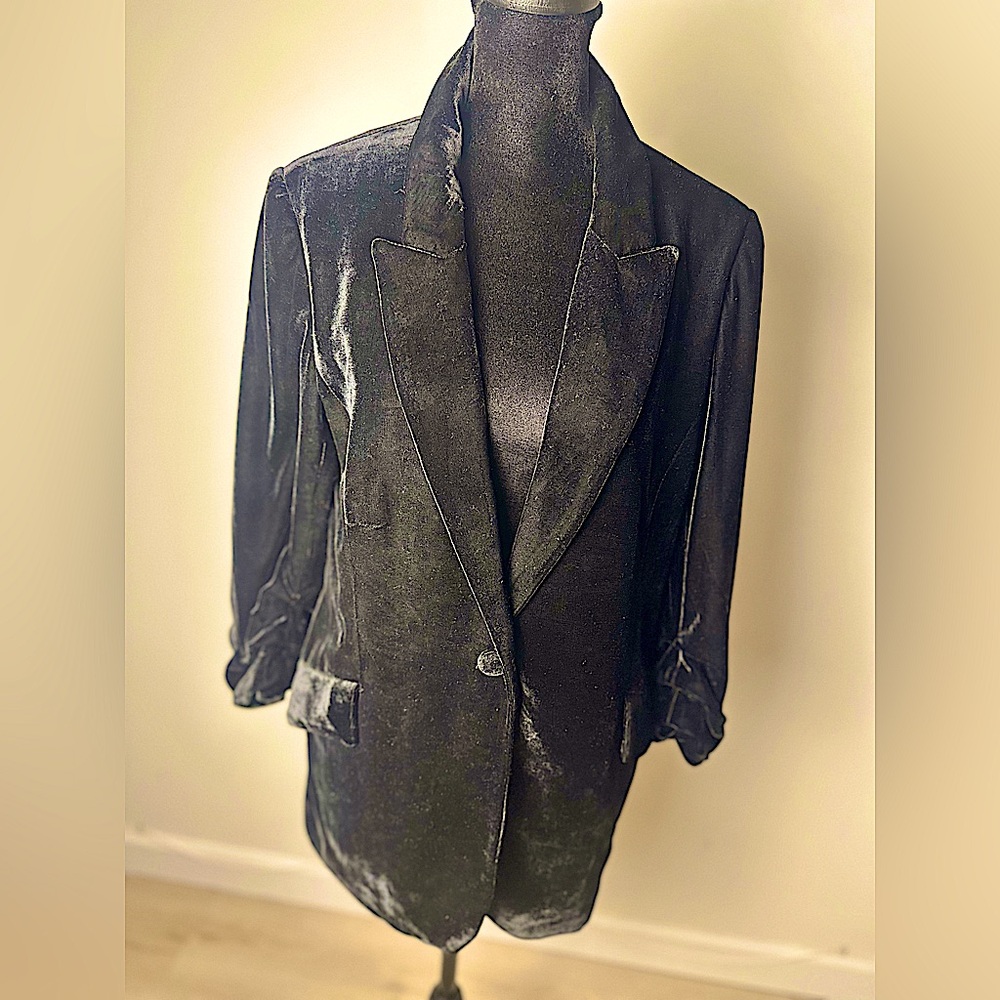 RACHEL ZOE Women’s Velvet Blazer Size Medium